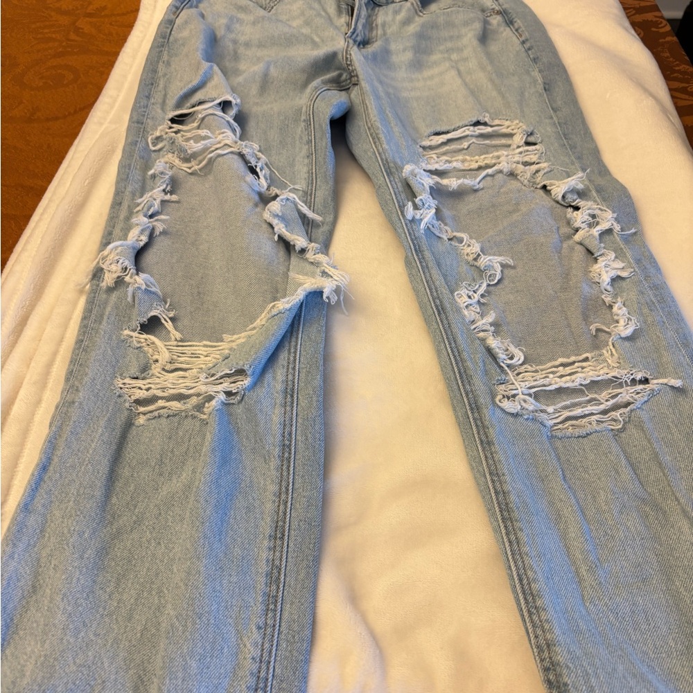 American Eagle Outfitters Blue Straight Leg Jeans